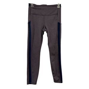 Athleta Ultimate Stash Leggings in Heather Rose/Dress Blue Size S